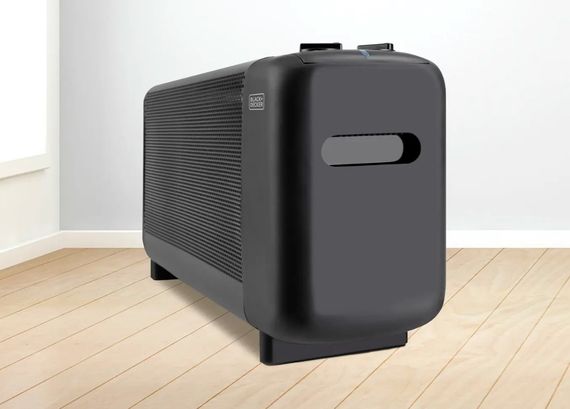 Мікатермічний обігрівач BLACK+DECKER 1500 Вт, площа обігріва 15 кв.м., підлоговий, чорний (BXMRA1500E) | Зображення 6