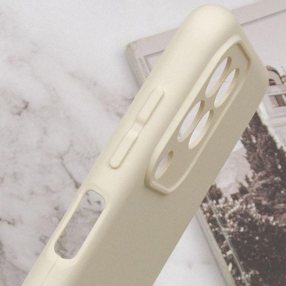 Чохол TPU GETMAN Liquid Silk Full Camera для Samsung Galaxy M33 5G Пісочний / Sand | Зображення 5