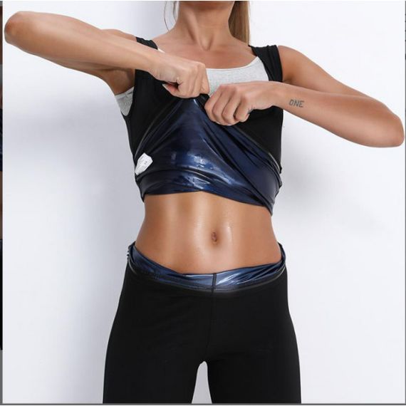 Женская майка для похудения Sweat Shaper | Майка утягивающая для женщин М/Л/ХЛ/2ХЛ. (200) | Зображення 4