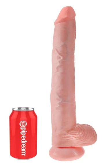Фаллоимитатор на присоске с мошонкой King Cock (35,6 см) sexstyle | Зображення 5