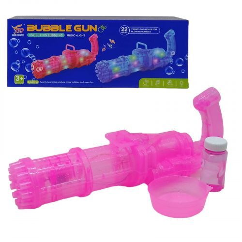 Установка с мыльными пузырями "Пулемет-бластер" (розовый)