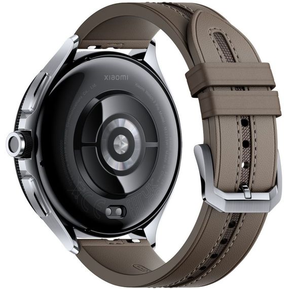 Смарт-годинник Xiaomi Watch 2 Pro Bluetooth Silver Case with Brown Leather Strap (1006733) | Зображення 3