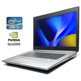 Мобільна робоча станція HP ZBook 17 G6 / 17.3" (1920x1080) IPS / Intel Core i5-9400H (4 (8) ядра по 2.5 - 4.3 GHz) / 16 GB DDR4 / 512 GB SSD / nVidia Quadro T1000, 4 GB GDDR5, 128-bit / WebCam / Win 11 б/в
