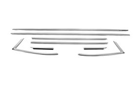 Окантовка окон (HB) (8 шт, нержавейка) для Opel Astra K 2016-2021 гг