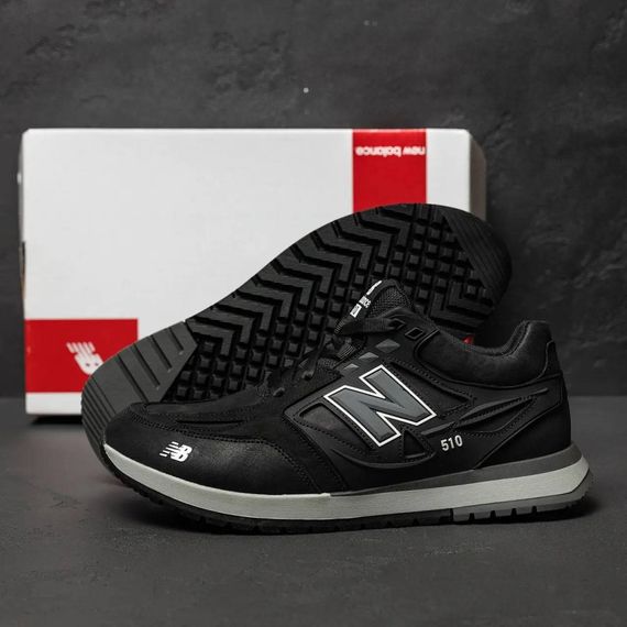 Кросівки шкіряні  New Balance чорні | Зображення 9
