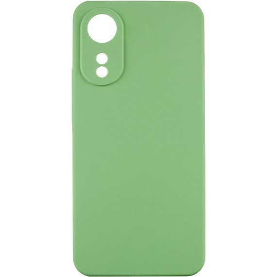 Чохол Silicone Cover Lakshmi Full Camera (AAA) для Oppo A78 4G М'ятний / Mint