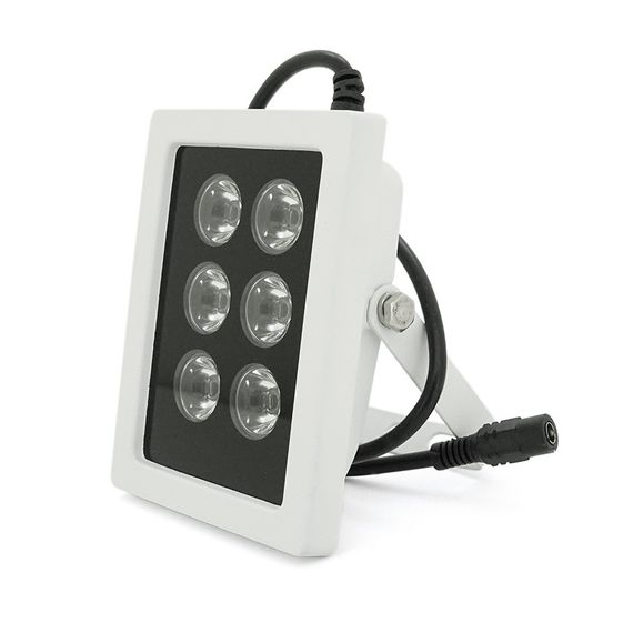 ІЧ-прожектор LW6-50IR006-12. 12V, 24W, 6LED, IP66, 850Нм, кут огляду 120 °