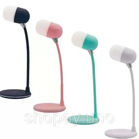 Настольная LED-лампа MD-088 с беспроводной зарядкой, Bluetooth-колонкой и динамиком