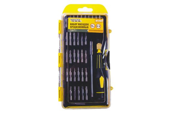Отвертка Mastertool - прецизионная 36 ед. 40-0165 | Зображення 1