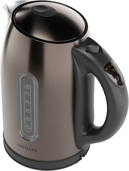 Електрочайник AIWA KAWAKO AKT-3000D 2200Вт/ 1.7л/ Strix/ встановлення температури нагріву/ метал | Зображення 1