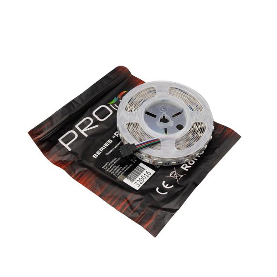 Світлодіодна LED стрічка PROLUM™ 12V 5050\60 IP20 Series "PRO" RGB + W | Зображення 1