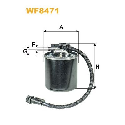 Фильтр топливный Wixfiltron WF8471