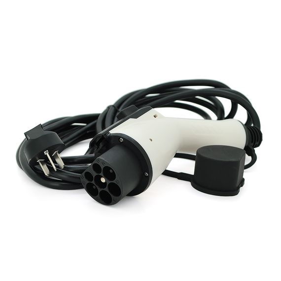 Зарядка для электромобиля DC: 220V/16A,довж. кабеля 10m,роз. GB/T,IP67