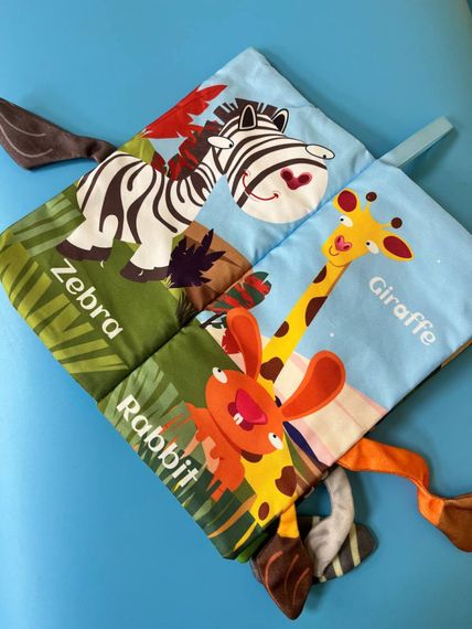 Развивающая книжка-шуршалка 668-230(Wild animal) английские слова | Зображення 4