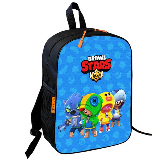 Набор детский Бравл Старс рюкзак 36х27см сумка-бананка,кружка с принтом для мальчика (01653) | Зображення 1