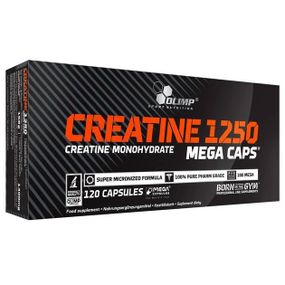 Креатин, Creatine Mega Caps, Olimp, 120 капсул