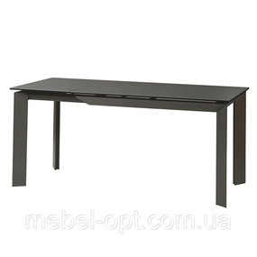 Стол Vermont Pure Grey серый, керамика 1200(+500)х800х760 мм