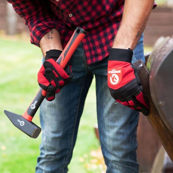 Молоток 800 г.ручка з фібергласу INTERTOOL HT-0208 | Зображення 3