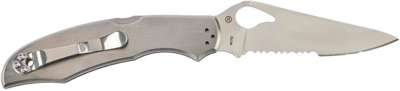 Ніж Spyderco Byrd Cara Cara2 Stainless Half Serrated | Зображення 1