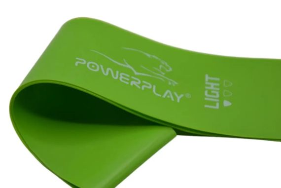 Резинка для фітнесу PowerPlay 4114 Mini Power Band 0.8 мм Light Зелена (5.5 кг) (PP_4114_Green_Light) | Зображення 3