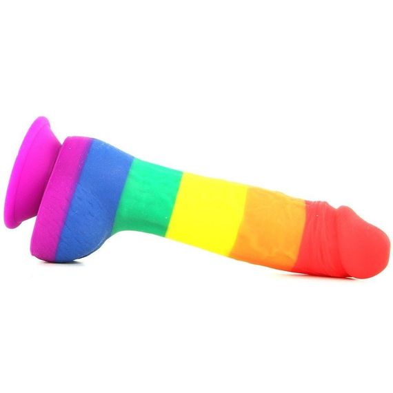 Фалоімітатор Веселка NS Novelties Colours Pride Edition на присосці Sex Aura | Зображення 3