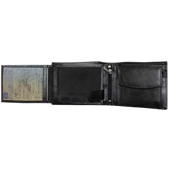 Портмоне чоловіче шкіряне Semi Line RFID Black (P8276-0) | Зображення 2