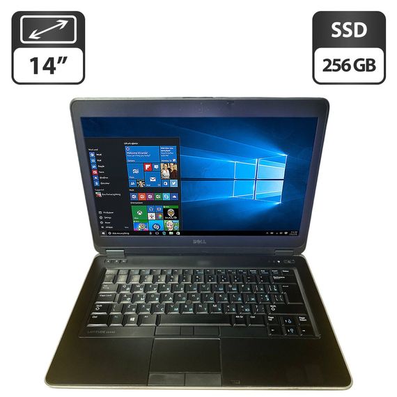 Ноутбук Dell Latitude E6440 / 14" (1600x900) TN / Intel Core i5-4300M (2 (4) ядра по 2.6 - 3.3 GHz) / 8 GB DDR3 / 256 GB SSD / Intel HD Graphic 4600 / WebCam / DVD-ROM б/в
