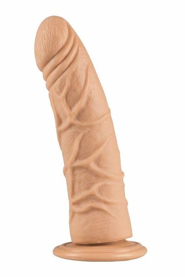 Фалоімітатор з присоскою Alive Fred, конусоподібний, діаметр від 4,2см до 4,7см, ПВХ, рельєфний sexstyle | Зображення 1