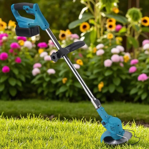 Акумуляторний набір садових інструментів 6в1 + АКБ 48В / Набір для саду Тример / Секатор / Пила / Повітродуйка / Подовжувач | Зображення 3