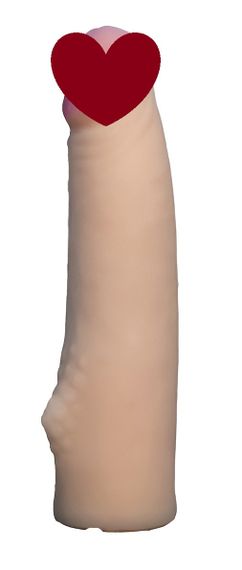 Насадка для страпона тілесна EGZO CIBERSKIN NSTR07 ( 18,5 см х 3,8 см ) Sex Aura