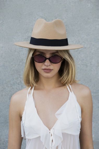 Капелюх Without Fedora з стрічкою Beige | Зображення 4