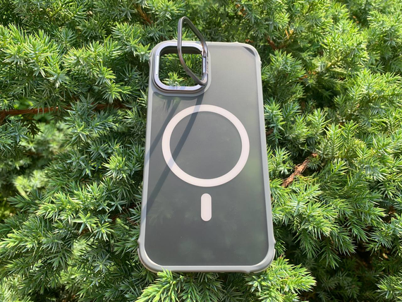 Чохол Iphone 13 / Iphone 14 із підставкою для камери MagSafe TPU Matte Противоударний | Зображення 1