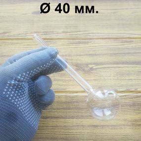 Стеклянная трубка Globe Long Oil Clear