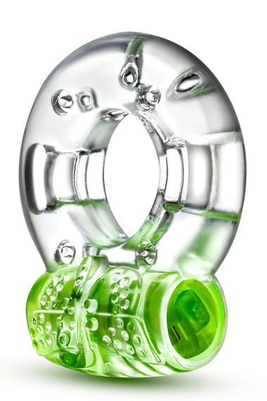 Ерекційне віброкільце PLAY WITH ME AROUSER VIBRATING C-RING GREEN Sex Aura