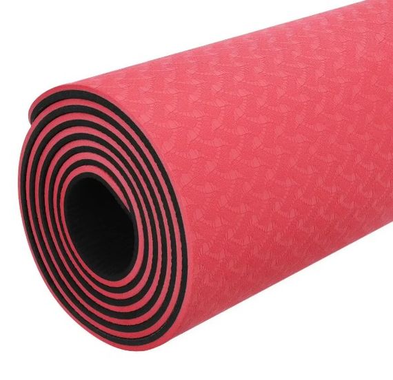 Килимок для йоги та фітнесу Power System PS-4060 TPE Yoga Mat Premium Red (183х61х0.6) (4060RD-0) | Зображення 8