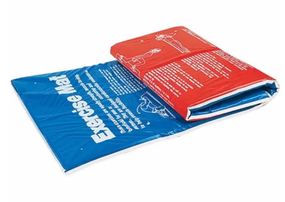 Килимок спортивний Toorx Padded Exercise 181 х 60 х 2,5 см з антиковзною поверхнею Blu/Rosso (MAT-GE)