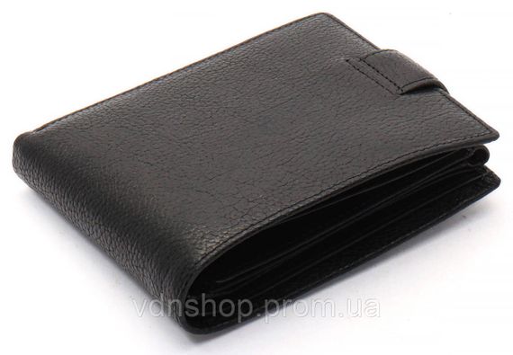 Черное кожаное мужское портмоне с отделением для документов Marco Coverna MCBK010-805 | Зображення 3