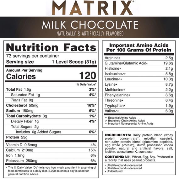 Протеин Matrix  2270g (Cookies &amp; Cream) | Зображення 2