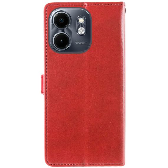 Шкіряний чохол-книжка GETMAN Gallant (PU) для Infinix Smart 9 4G / Hot 50i Червоний | Зображення 4
