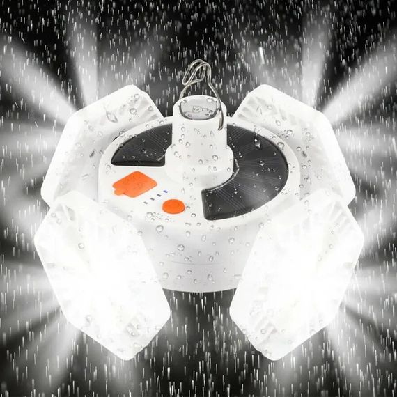 Переносний LED світильник із сонячною панеллю та PowerBank 5000мАг XPRO 5000mAh (234568178_324) | Зображення 2