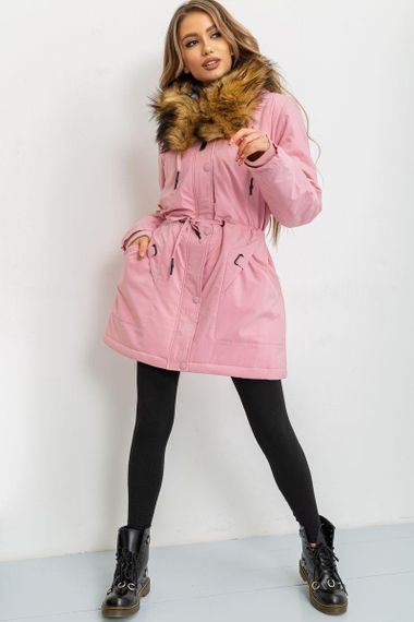 Куртка женская   цвет розовый 224R19-16 | Зображення 1