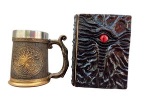 Подарунковий набір Кухоль 3D Друїд Ігграсиль і Блокнот 3D «Книга, що дивиться у відповідь»