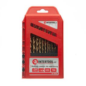 Набір свердел для металу HSS INTERTOOL SD-00251