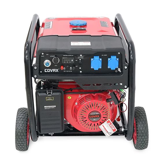 Генератор бензиновий COVAX XL8500CV-E2, 6.0kW, однофазний 220V, 50Hz, DC12V | Зображення 2