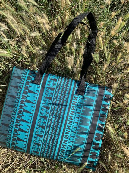 Сумка коврик трансформер пляжная 4Profi зеленая 18194 | Зображення 1