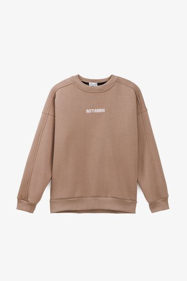 Костюм світшот+штани для дівчинки Benini 241180 128 см Кавовий shop (2000990795113) | Зображення 8