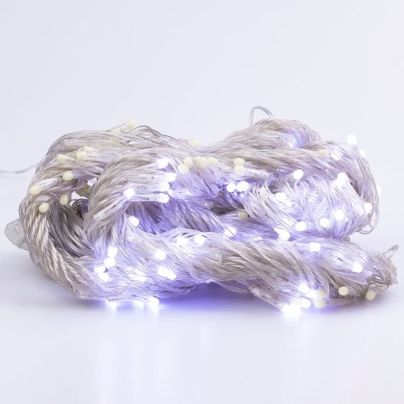 Гирлянда штора 3х2 м 144 LED светодиодная медный провод 16 нитей Белый ZWM2320LEDW | Зображення 7