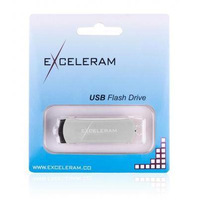 USB флеш накопичувач eXceleram 64GB P2 Series Silver/Black USB 2.0 (EXP2U2SIB64) (EXP2U2SIB64) | Зображення 7