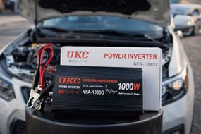 Перетворювач напруги 12V-220V UKC 1000 Вт з чистою синусоїдою / автомобільний інвертор 12 В 220 В з цифровим дисплеєм та USB виходом