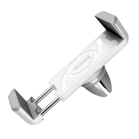 Автоутримувач для телефону Hoco CPH01 Mobile Holder for car outlet. WA-959 Колір: білий | Зображення 1